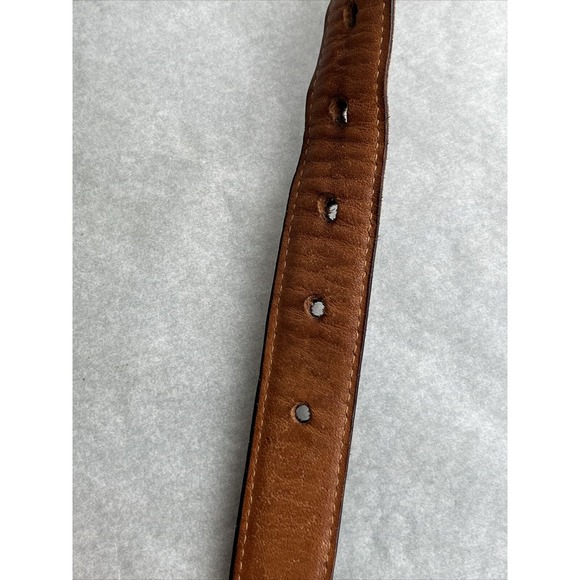 Coach Belt Men's Women's Brown Glove Leather Size 36" Made In NYC Vintage 6605 - Picture 8 of 11
